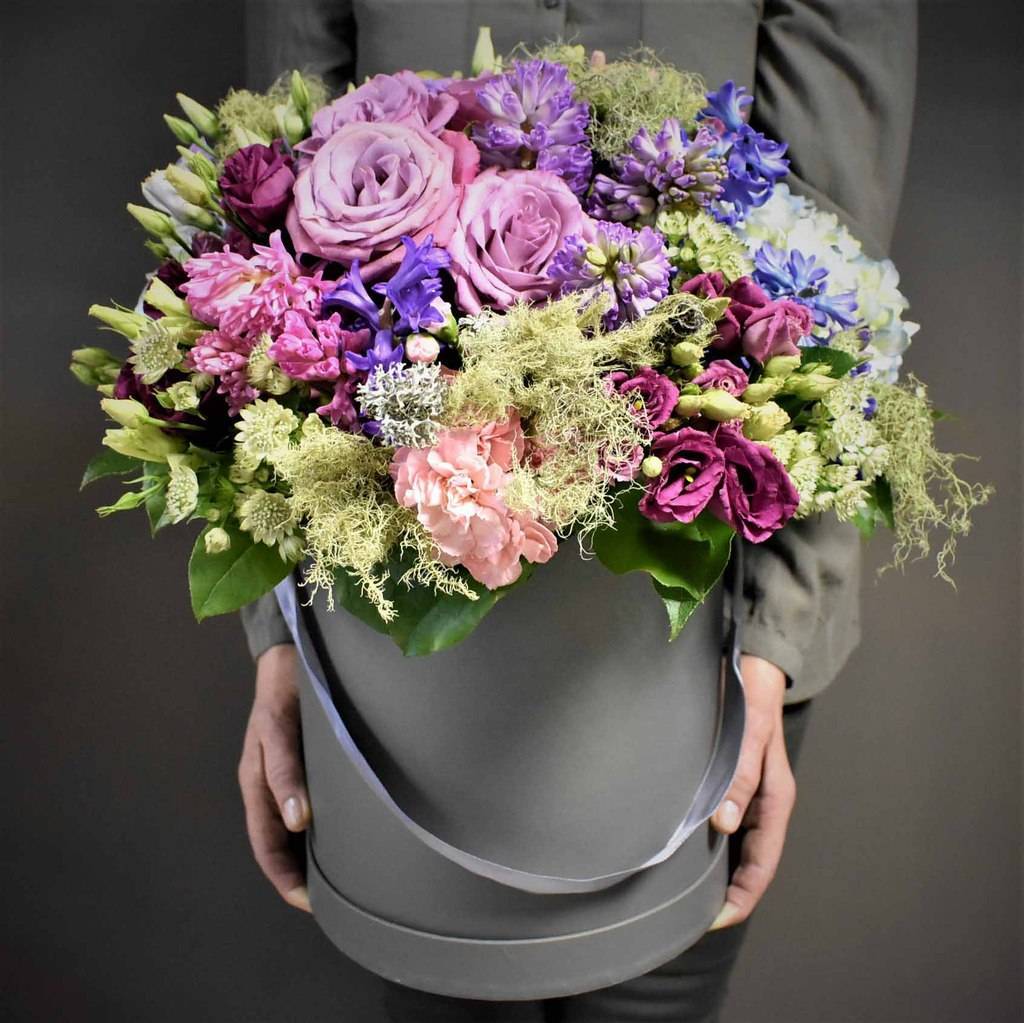 Композиция из живых цветов "Прованс"