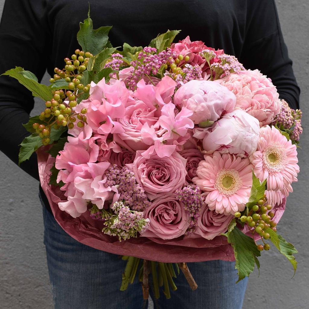 Букет "Розовое безе"