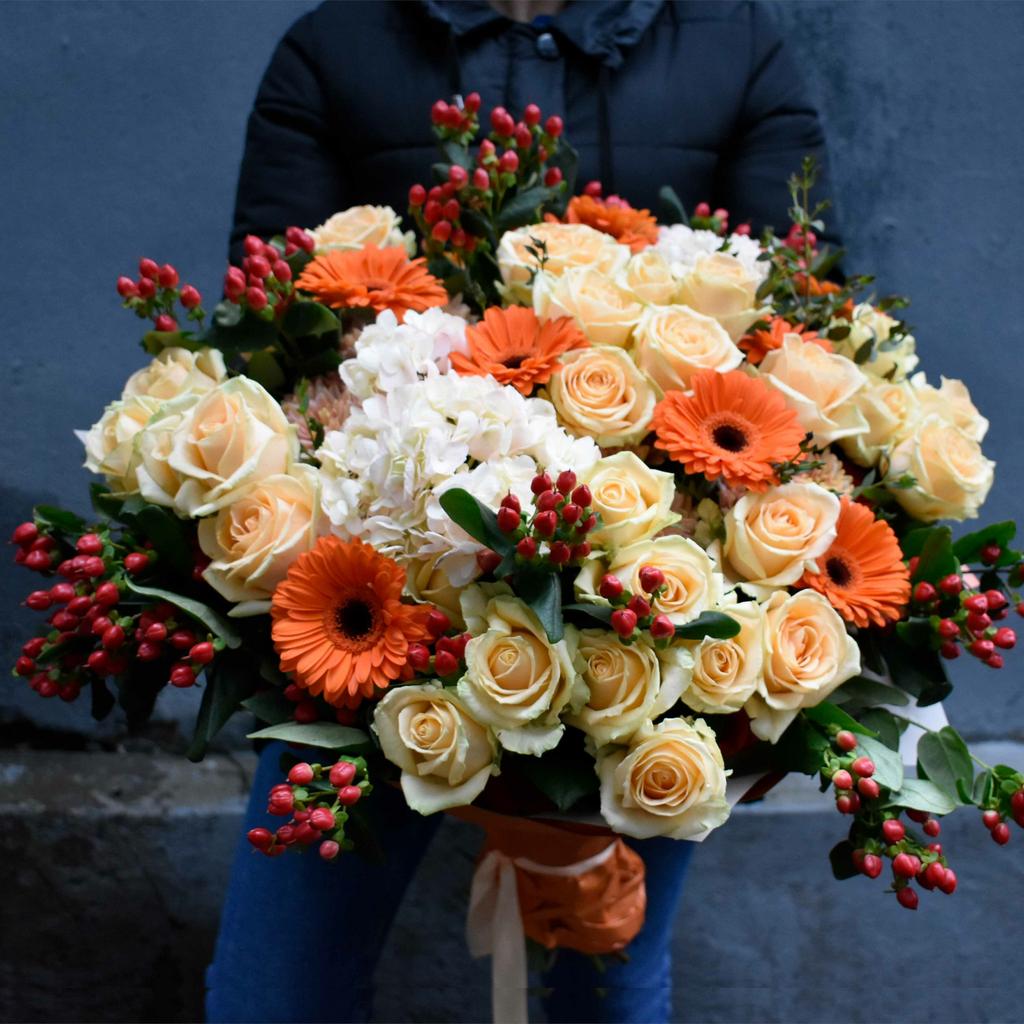 Букет "Персиковый"