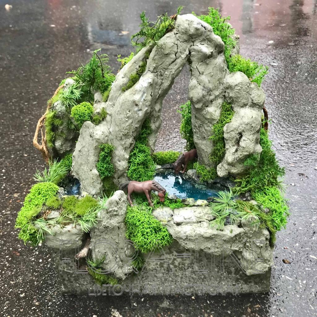 Моссариум "Древние миры. Родник на острове"