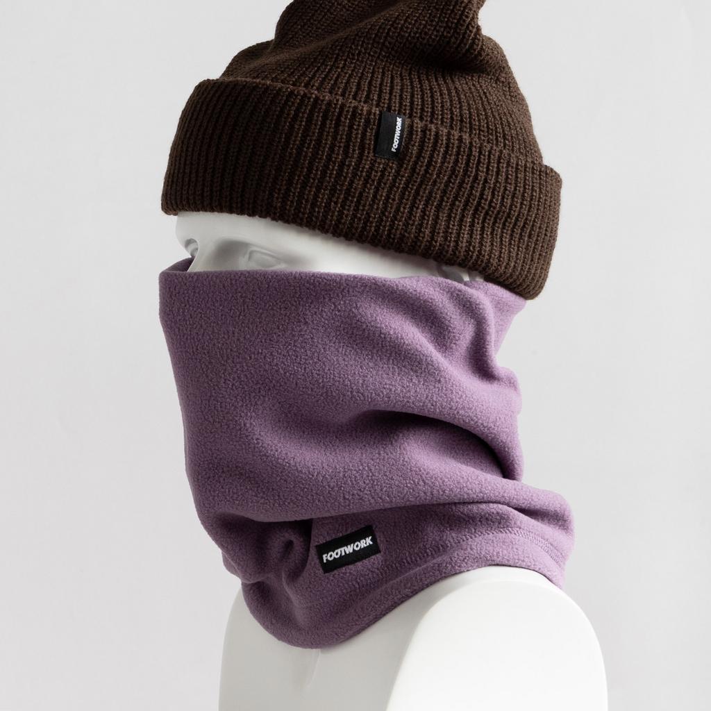 Флисовый шарф-труба Footwork Hoop Lavanda Purple
