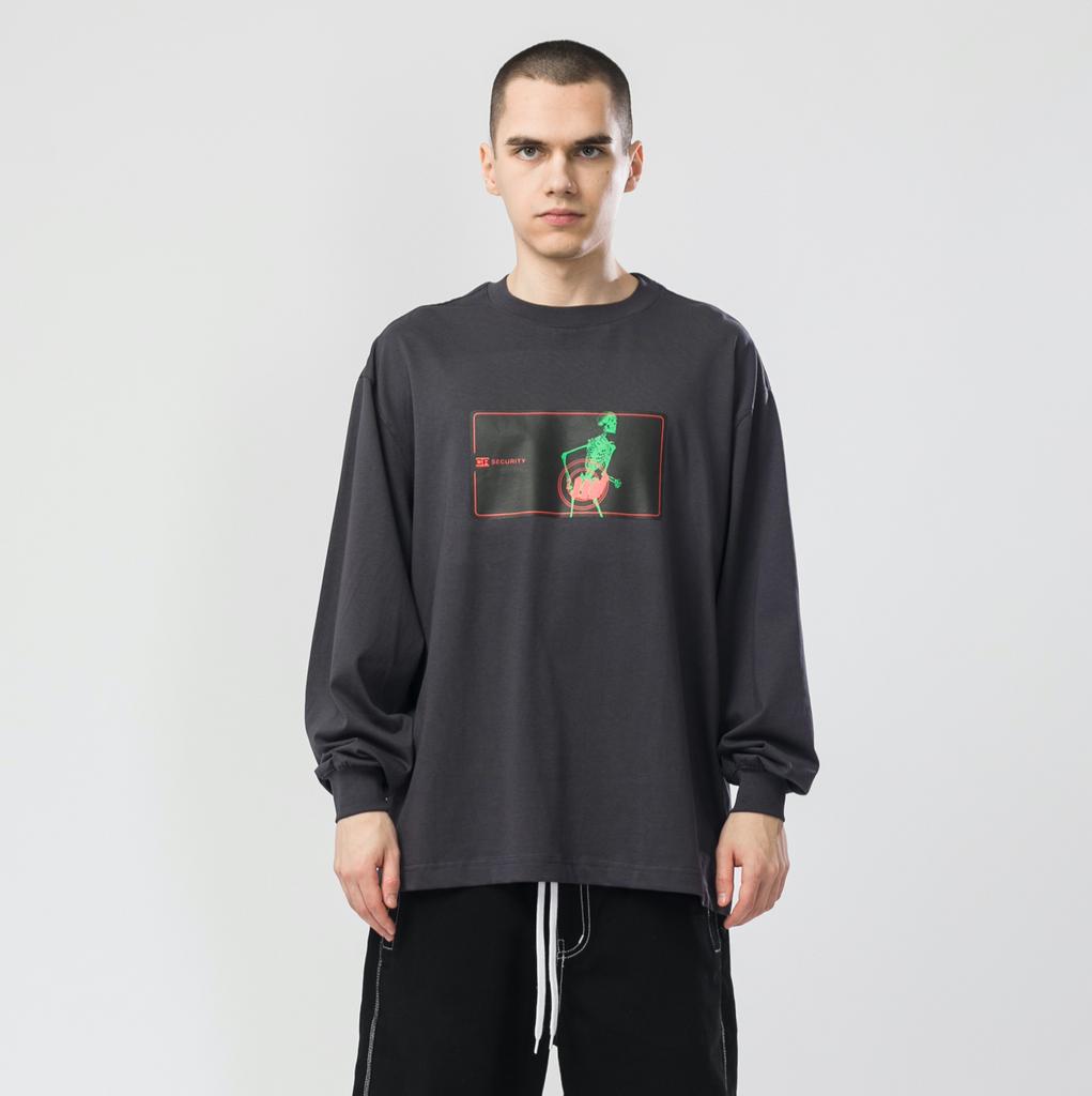 Лонгслив CODERED Oversleeve Total Crecall Серый Тёмный