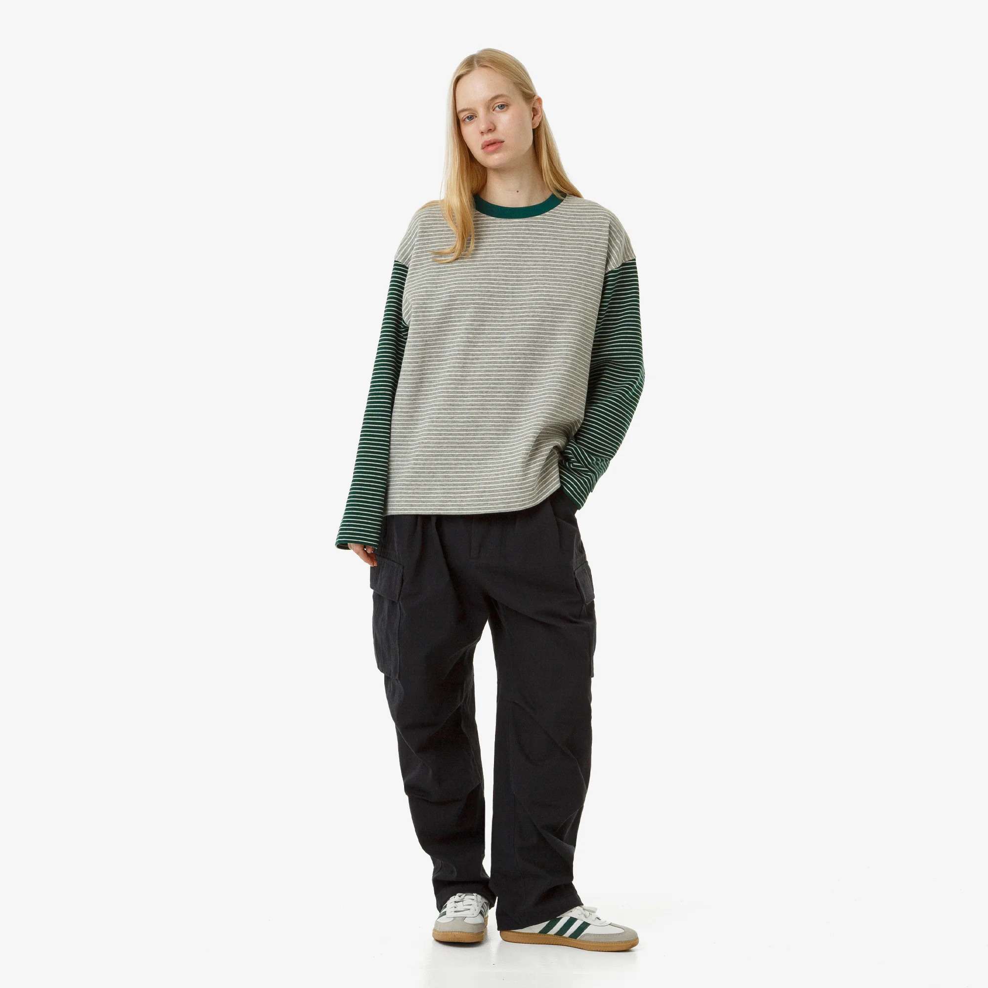 Толстовка Меч SW STRIPED Grey/Green