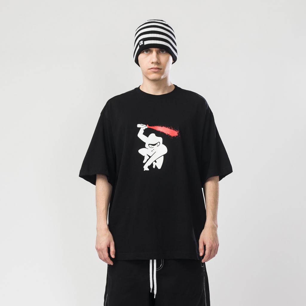 Футболка CODERED Over T Paint Tune Чёрный