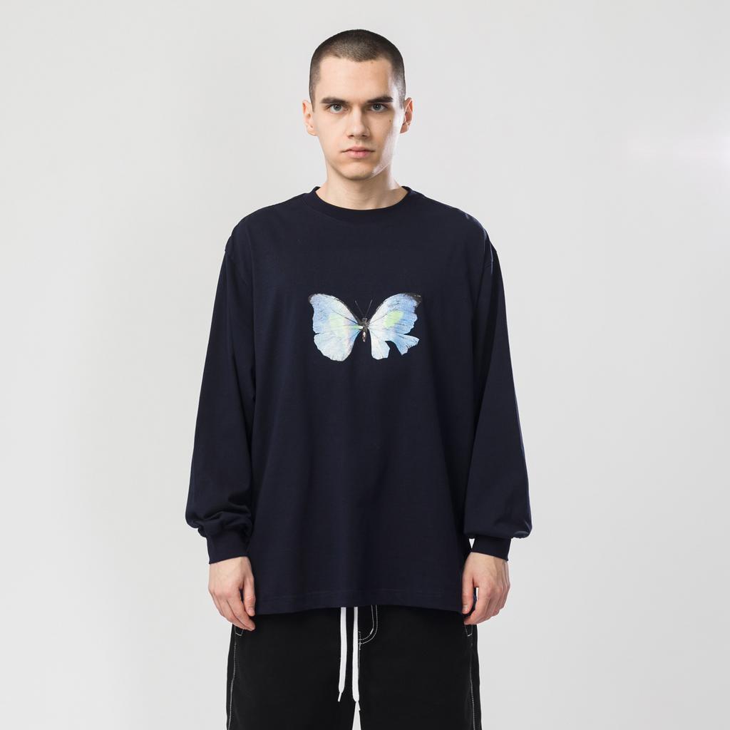 Лонгслив CODERED Oversleeve Papilion Синий Чернильный