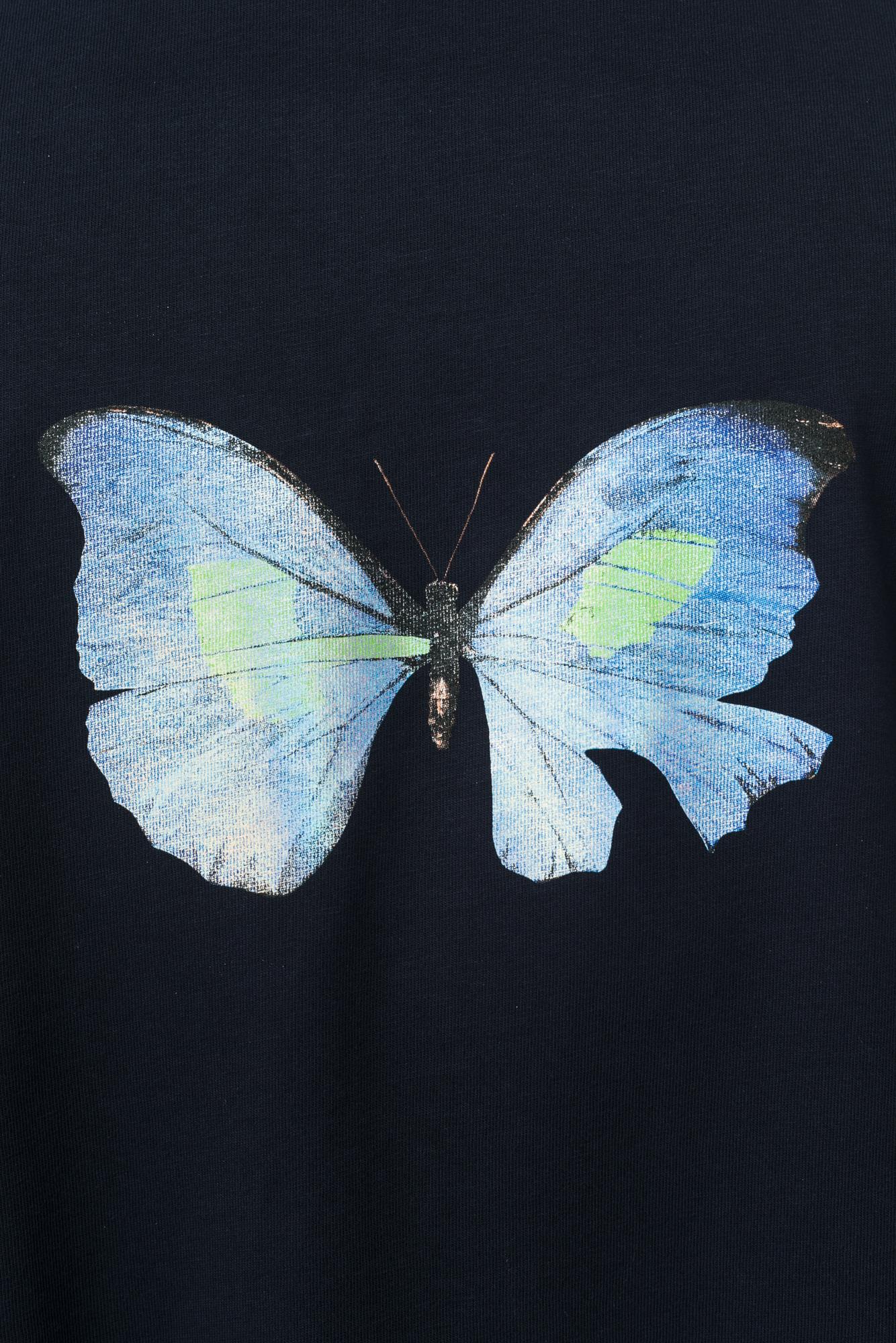 Лонгслив CODERED Oversleeve Papilion Синий Чернильный