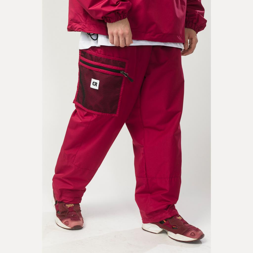 Штаны CODERED Square Pants Wide Бордовый