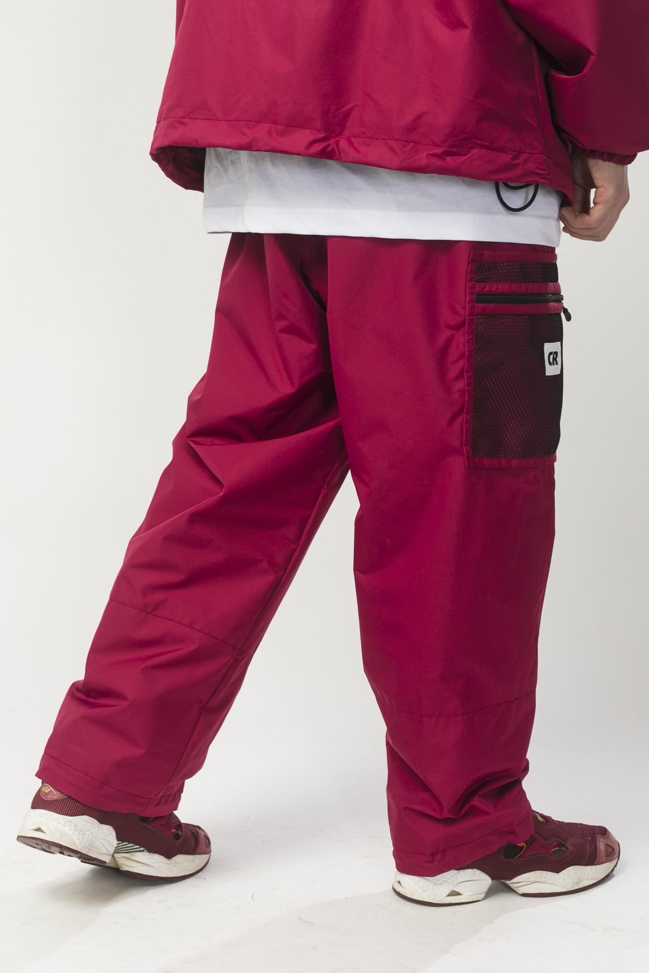 Штаны CODERED Square Pants Wide Бордовый