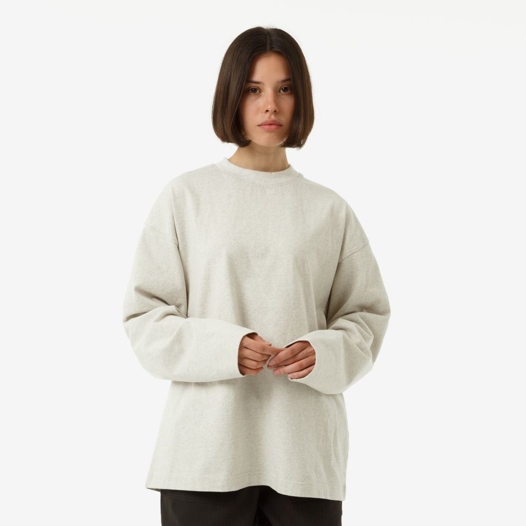 Лонгслив Меч LS HEAVY Melange Grey