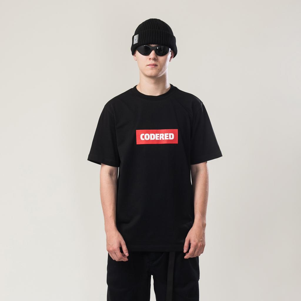 Футболка CODERED Regular Red-white Box Чёрный