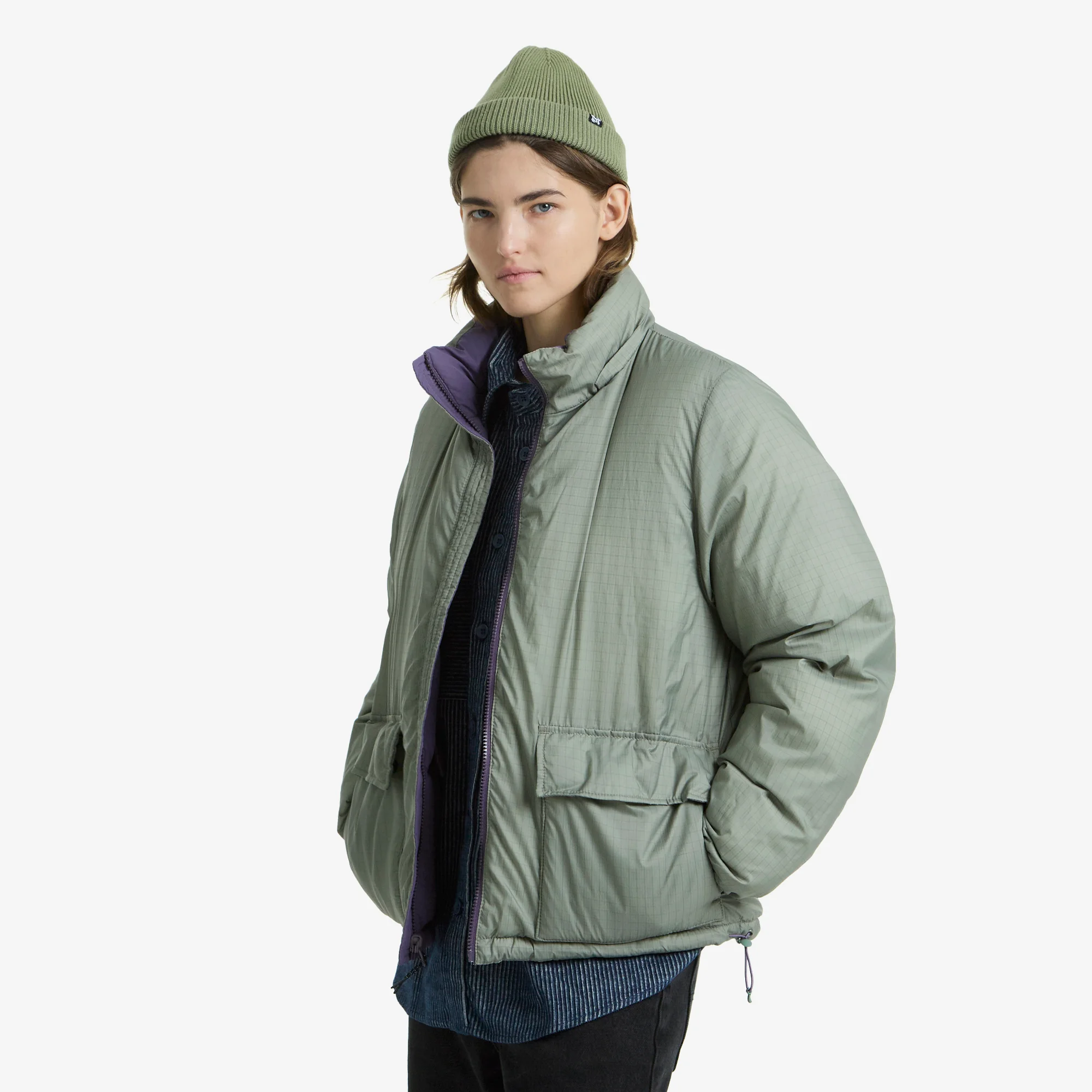 Куртка МЕЧ PUFFER REVERSIBLE Purple/Olive