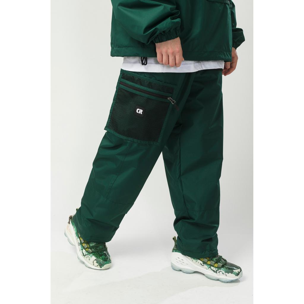 Штаны CODERED Square Pants Wide Зеленый Тёмный