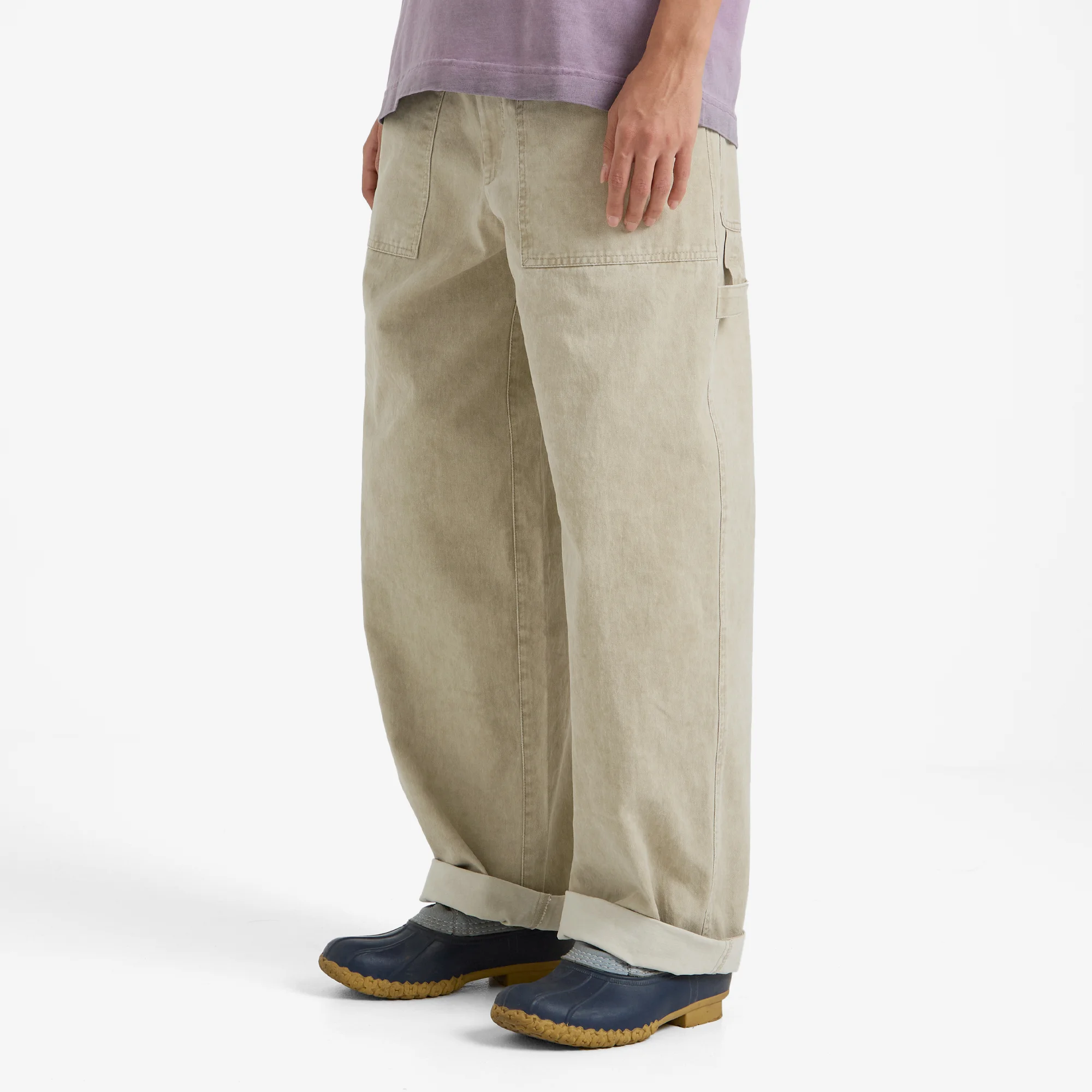 Брюки МЕЧ WORK PANTS WASHED Ivory