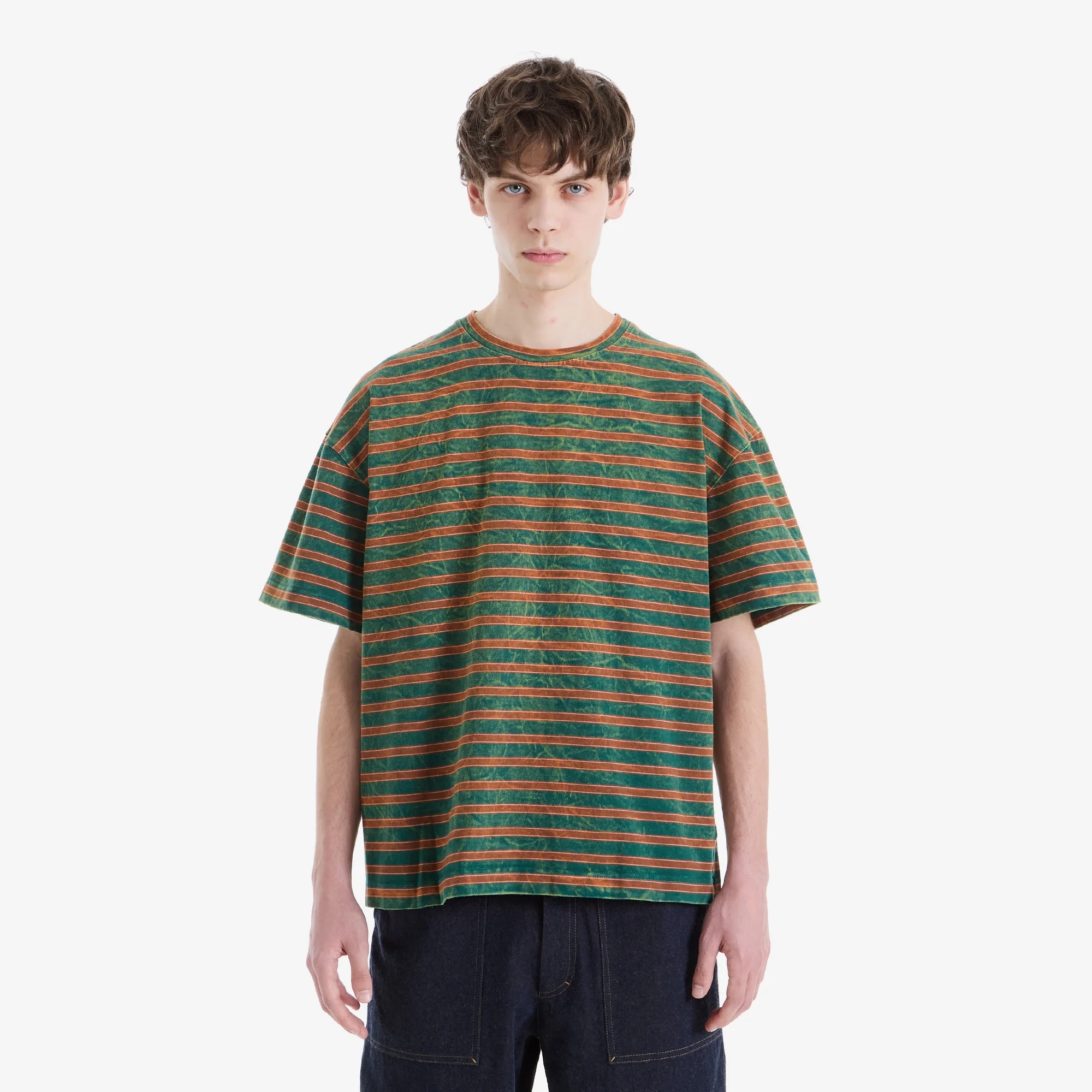 Футболка Меч TS STRIPED WASHED Green/Sepia