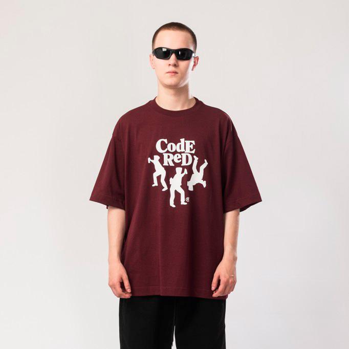 Футболка CODERED Over T Reddy Boy Вишнёвый тёмный
