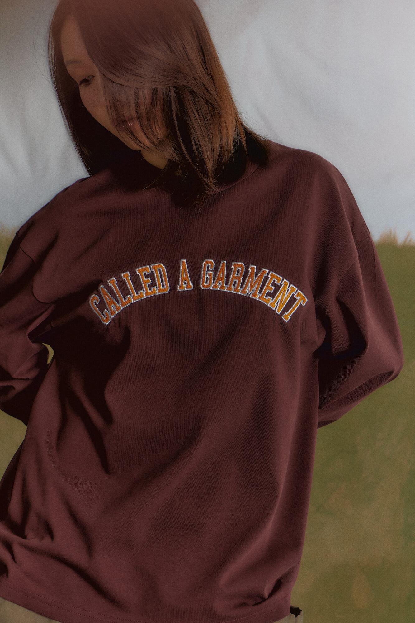 Лонгслив Called a Garment College Longsleeve Cherry