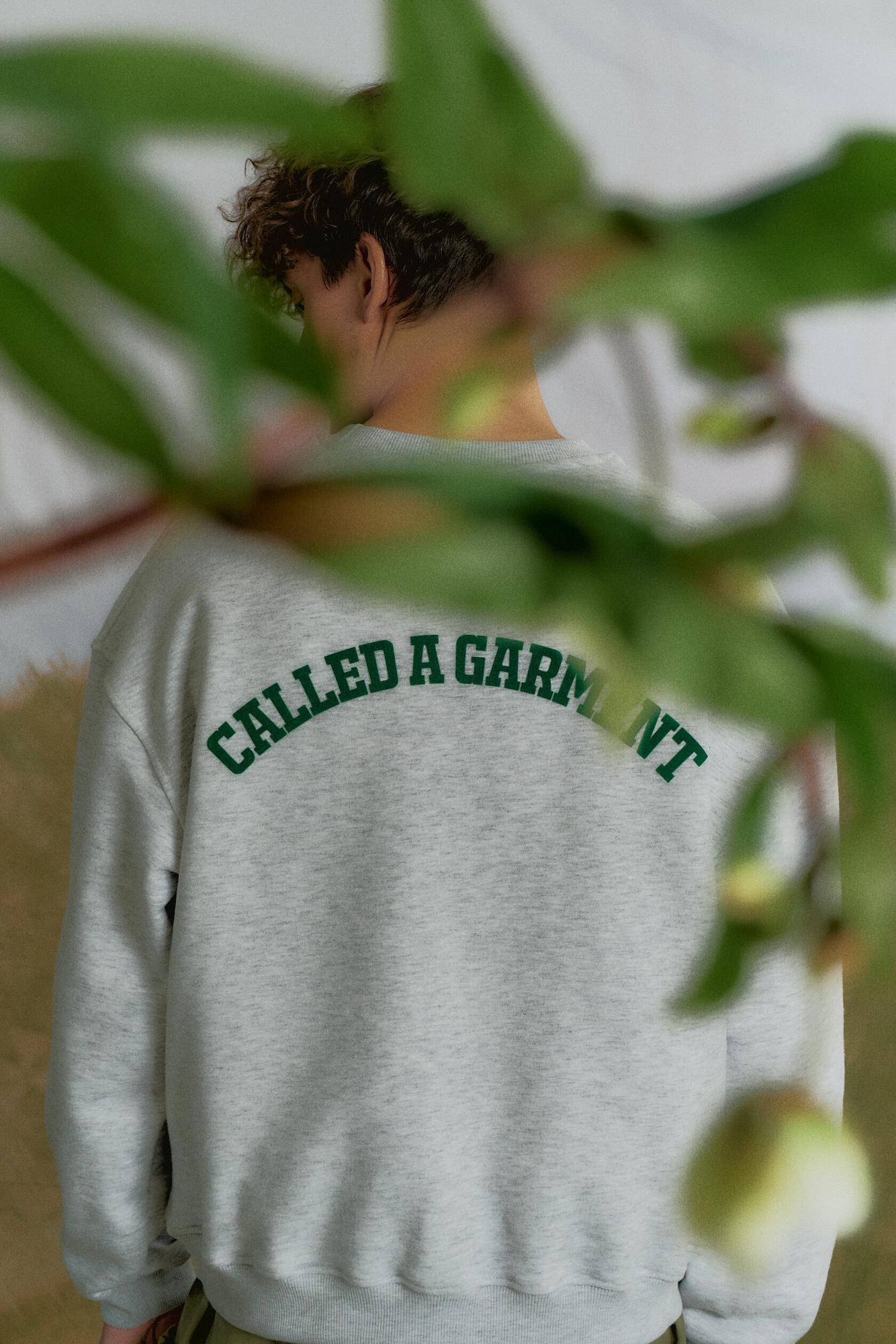 Свитшот Called a Garment Authentic Grey melange