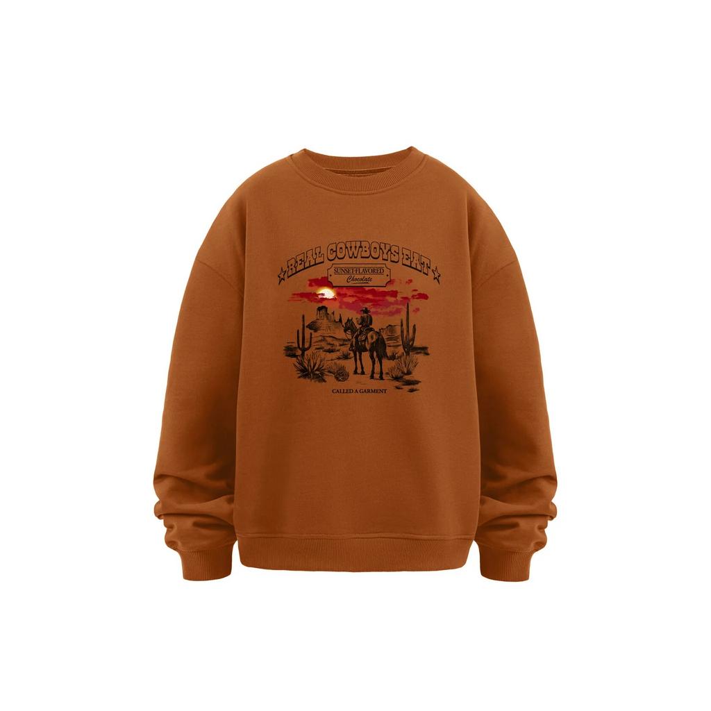 Свитшот Called a Garment Chocolate Caramel
