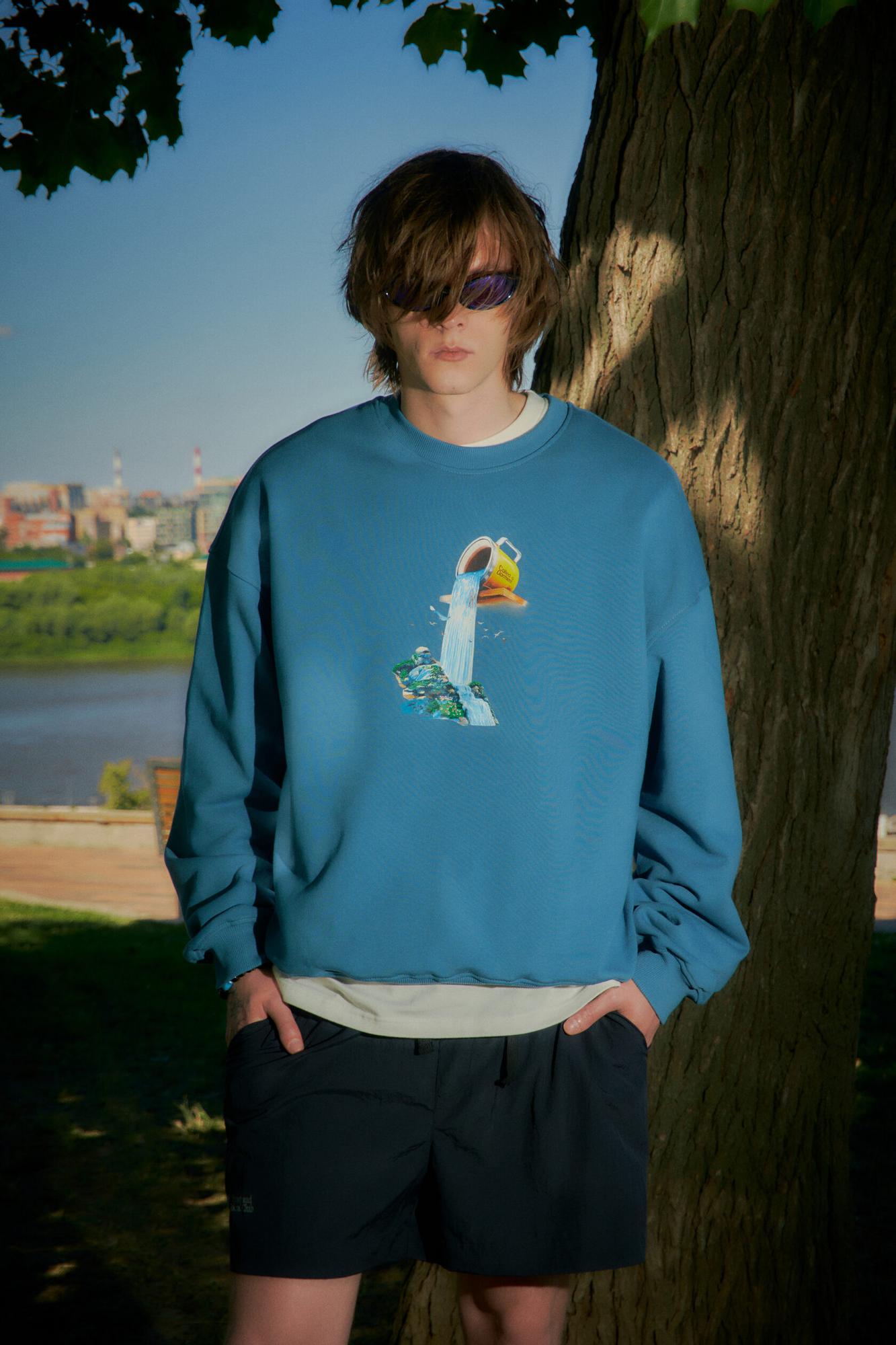 Свитшот Called a Garment Allegory Denim
