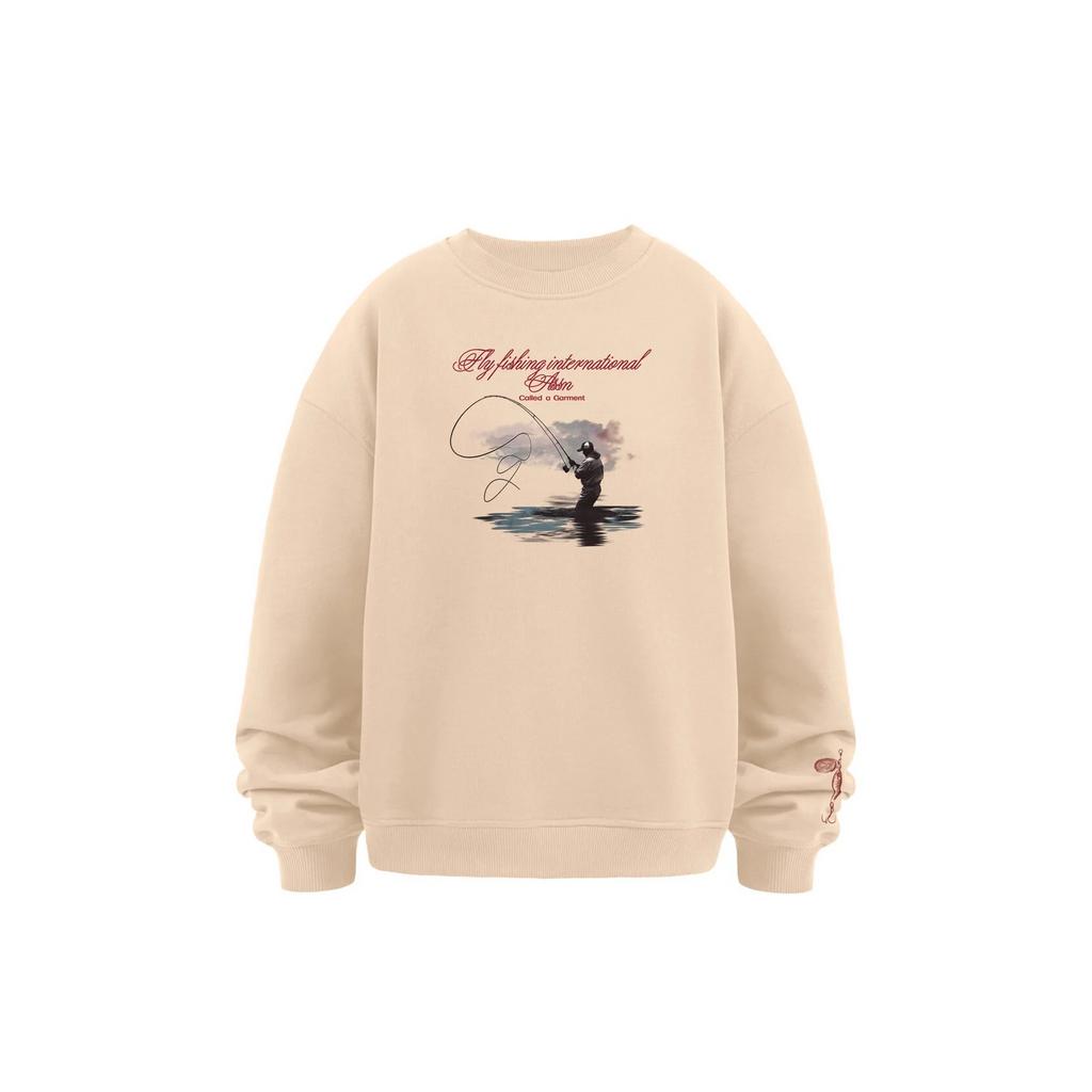 Свитшот Called a Garment Fly Fishing Beig