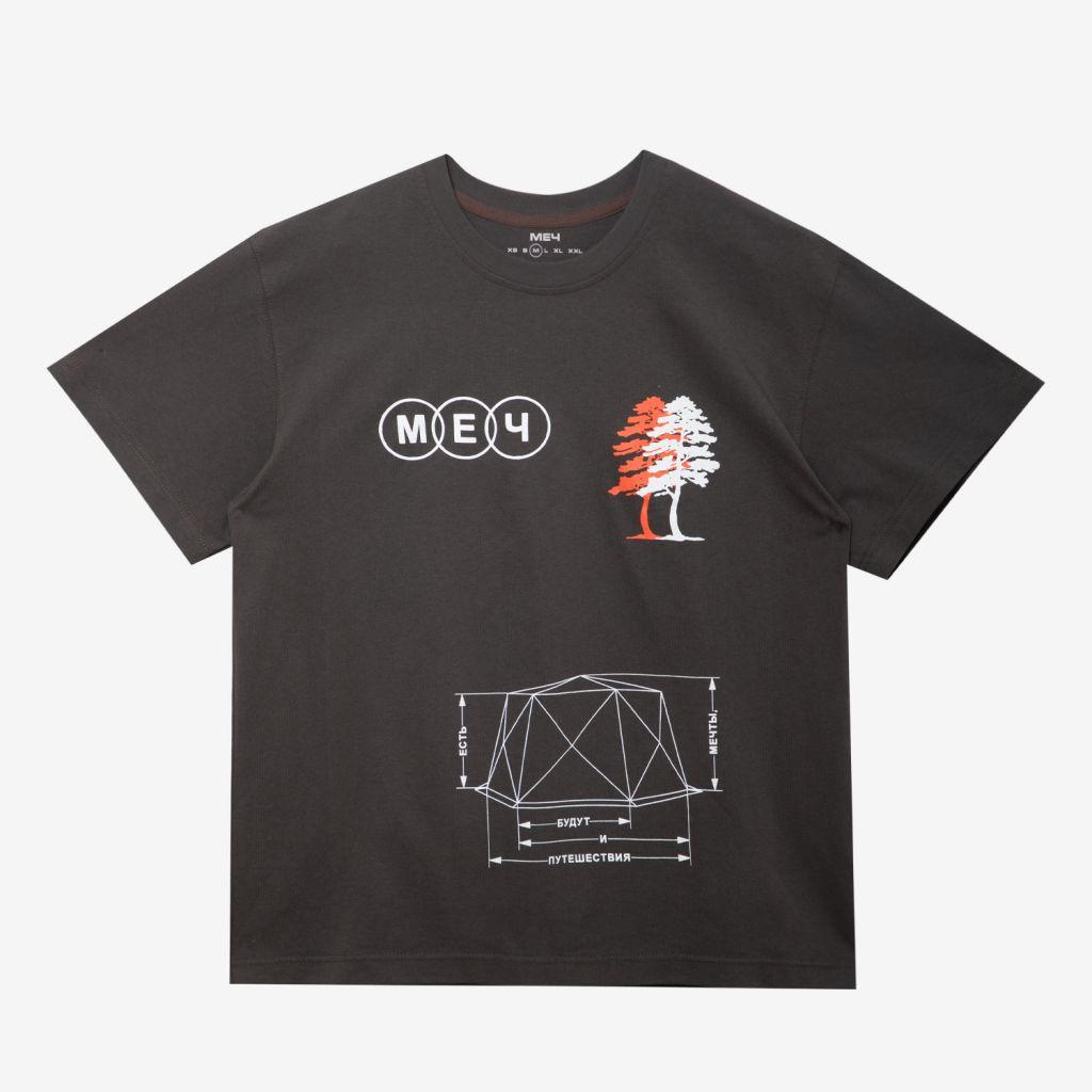 Футболка МЕЧ TS TENT Charcoal