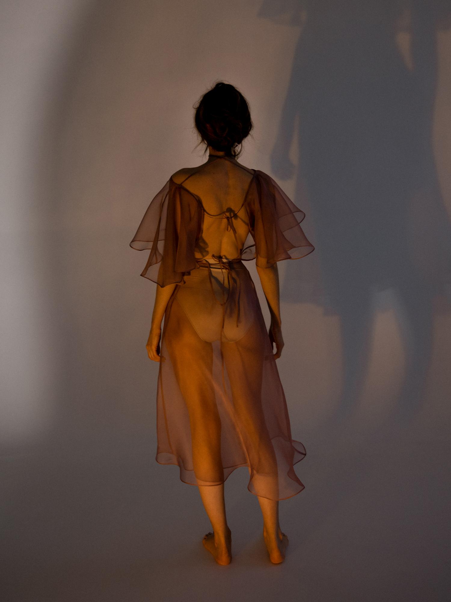 Прозрачное платье