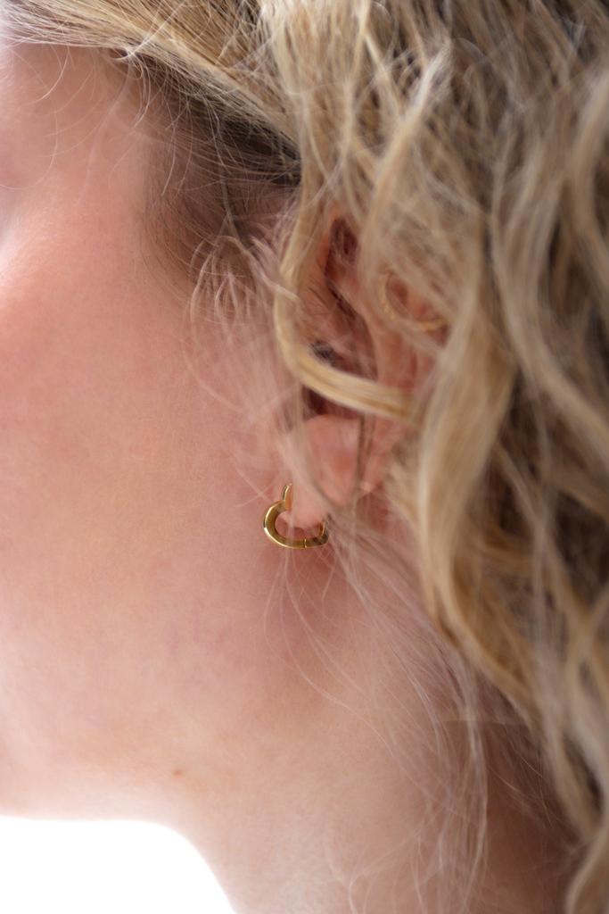 серьги сердечки