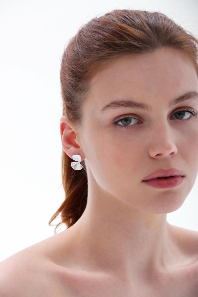 серьги стружка