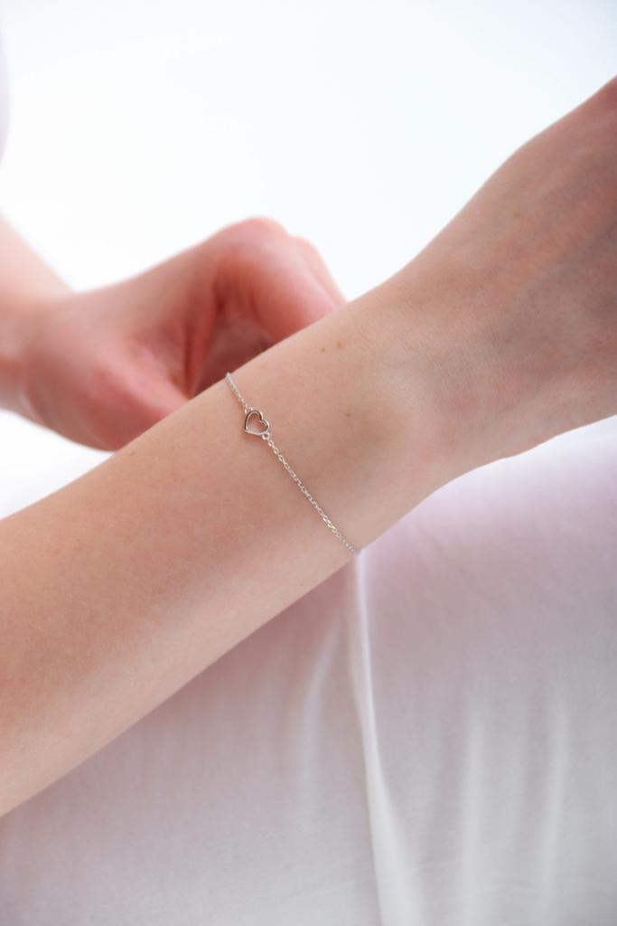 браслет сердце