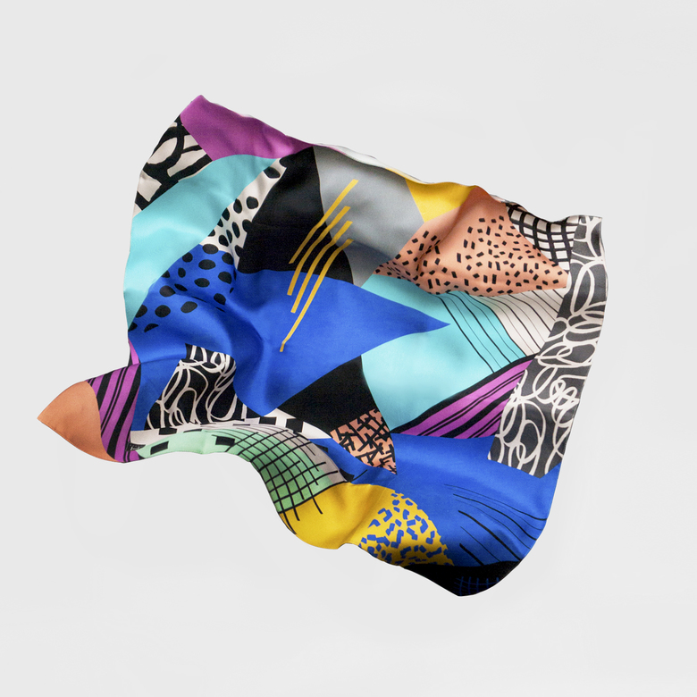 Платок-каре "Геометрия-1"