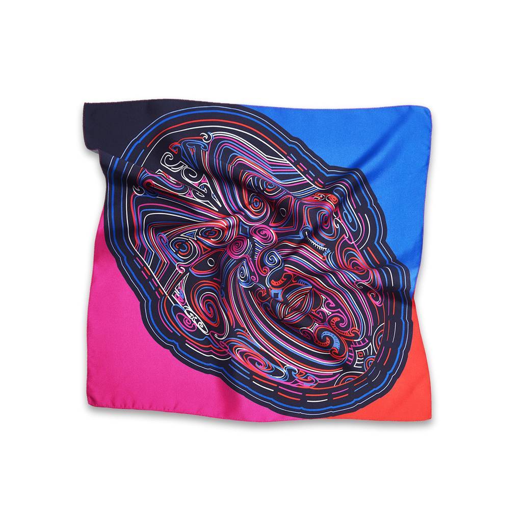 Платок-паше "Неоновая маска"