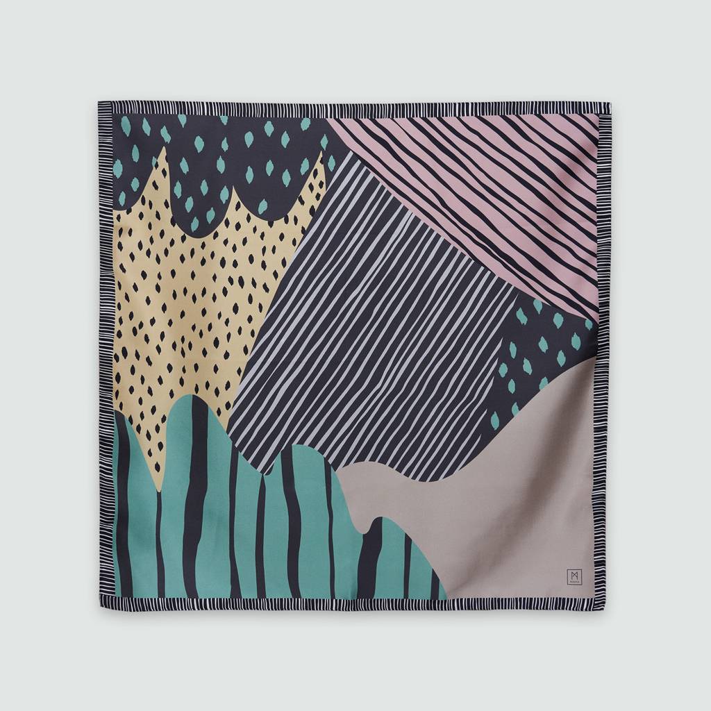 Платок-каре "Минерал"