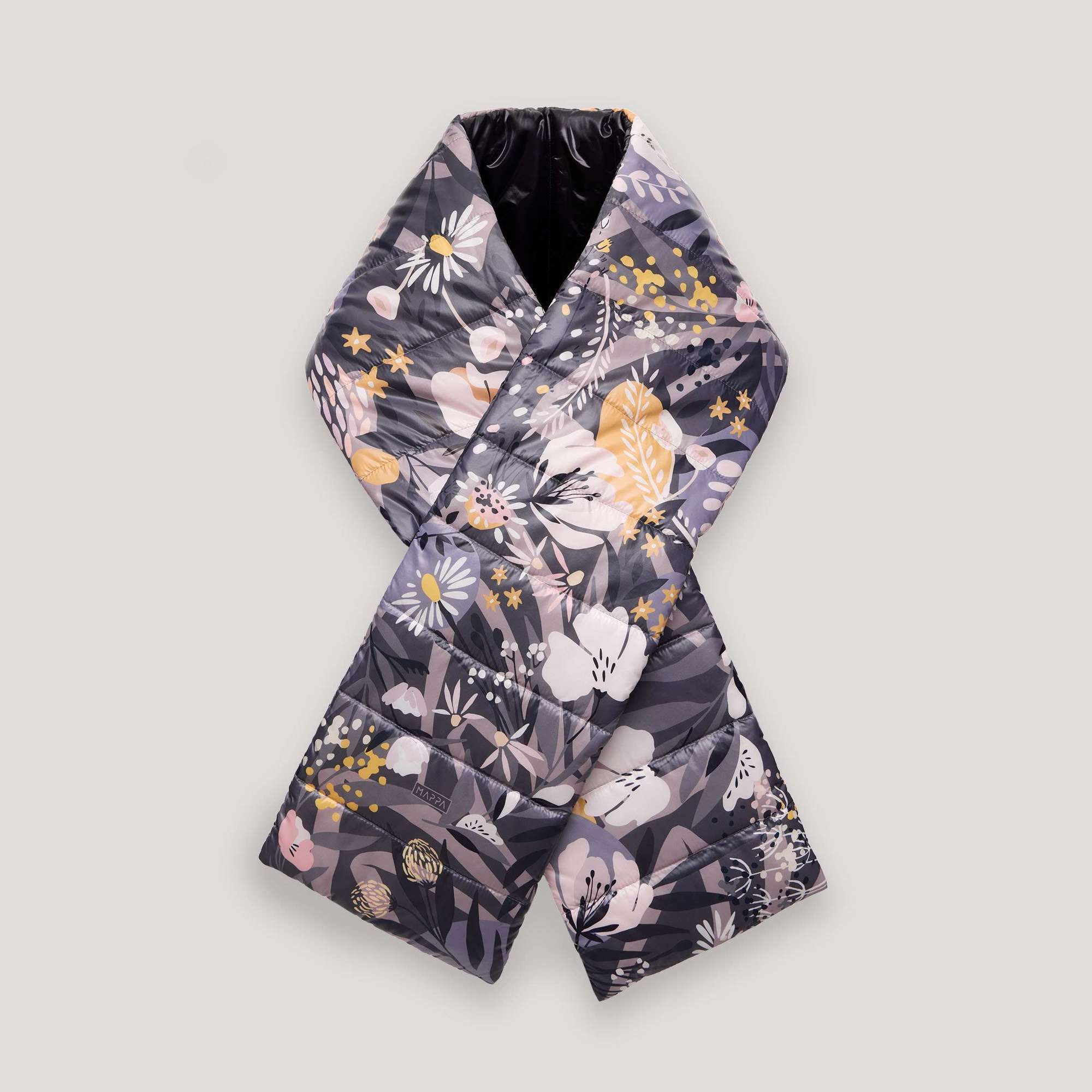 Шарф "Поляна" (серый)