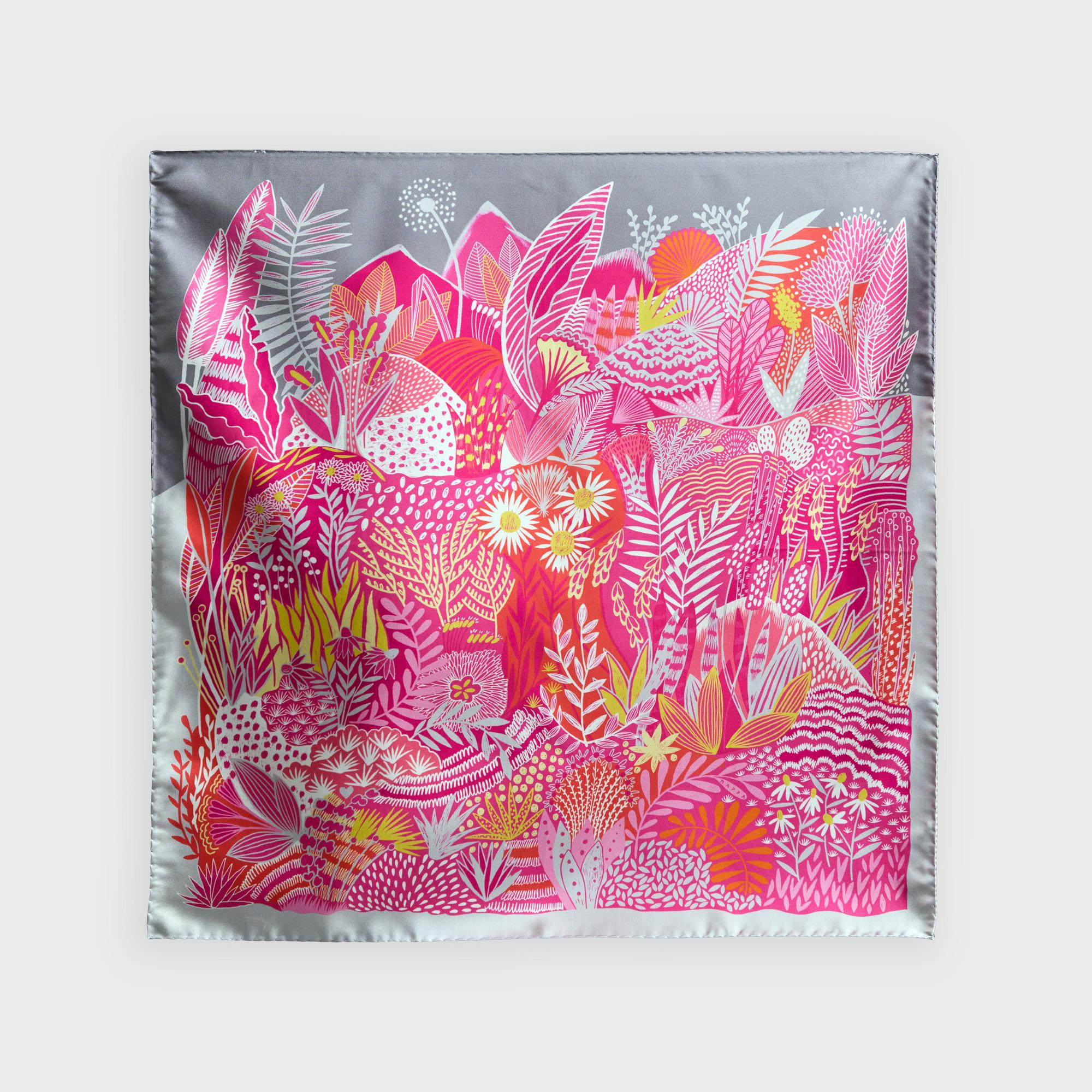 Платок-паше "Цикорий" (розовый)