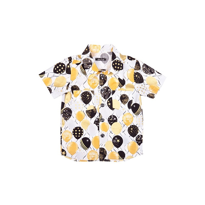 Рубашка "Воздушные шары на белом"