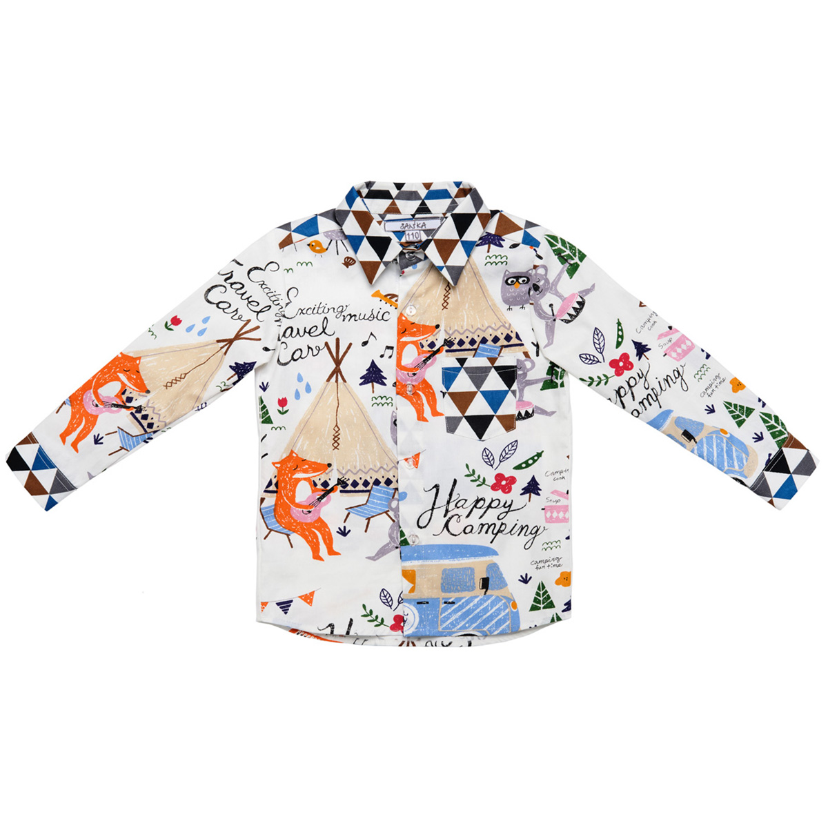Рубашка «Happy camping»