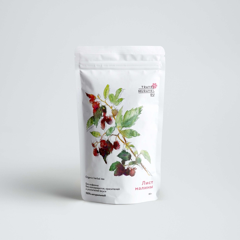 Купить лист малины в удобной упаковке с доставкой по Санкт-Петербургу и России