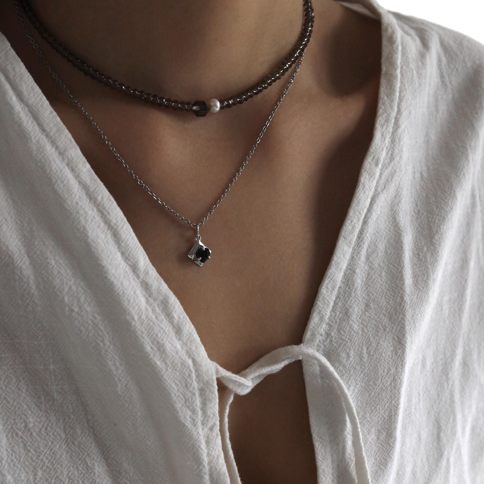 Сет из раухтопаза Heart