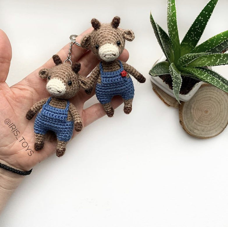 Бычок-брелок (мастер-класс)