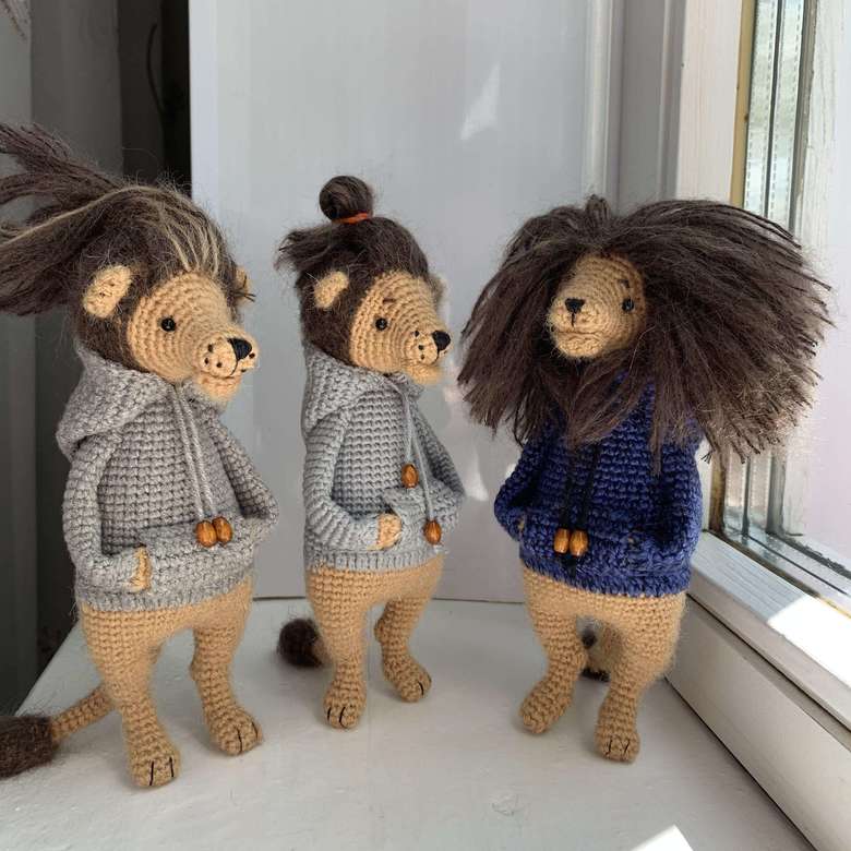 Лев в худи (мастер-класс)