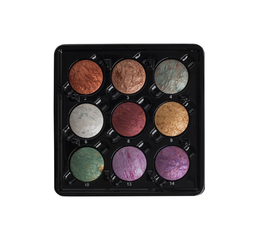 Тени запеченные в палитре / 9 цветов