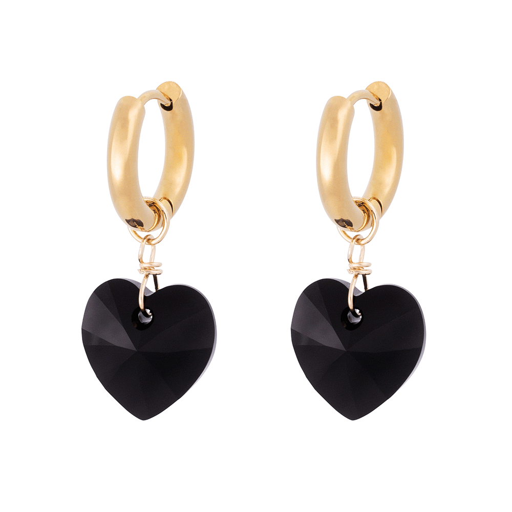 Серьги SELF LOVE с тремя подвесками