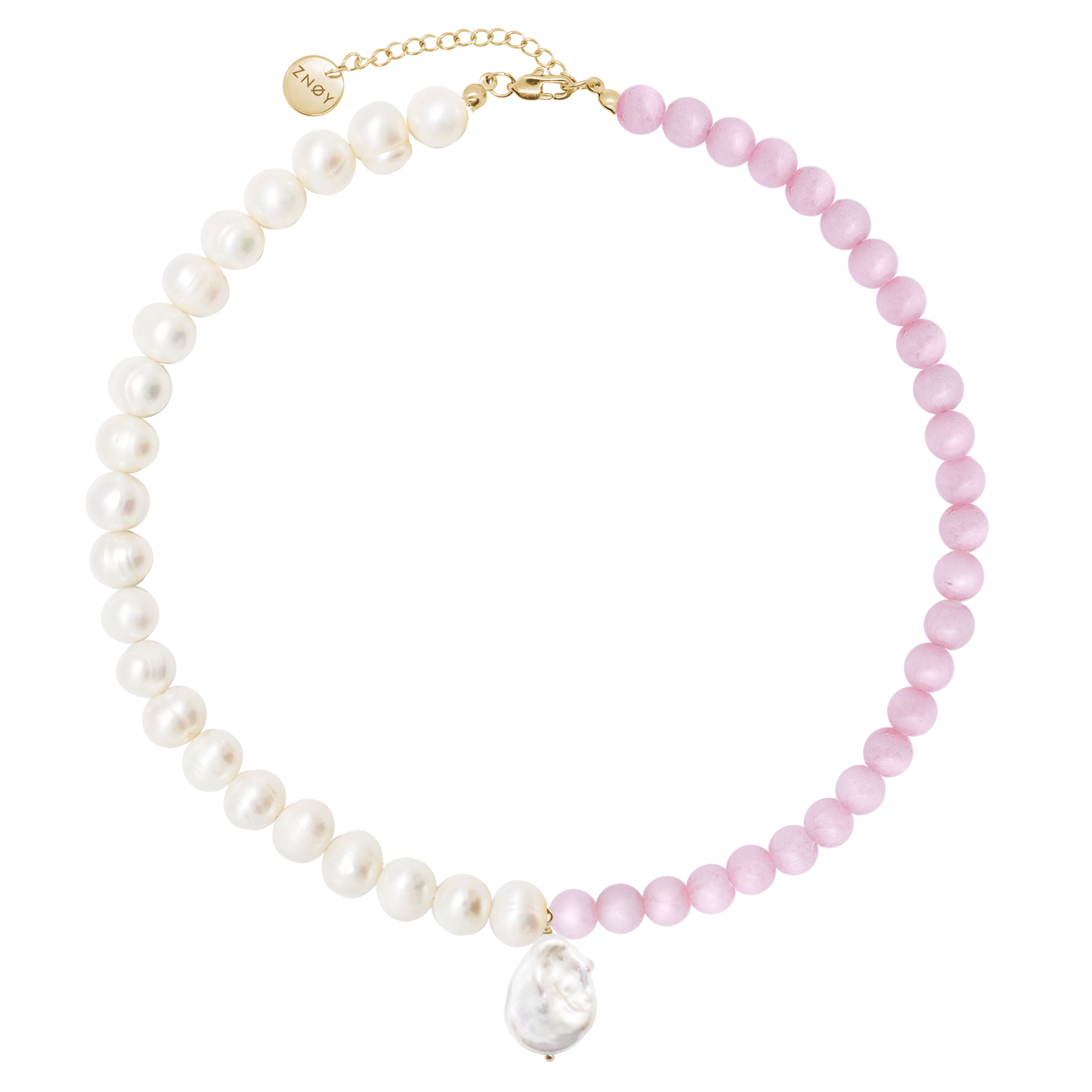 Чокер ( REBEL ) из розового кварца