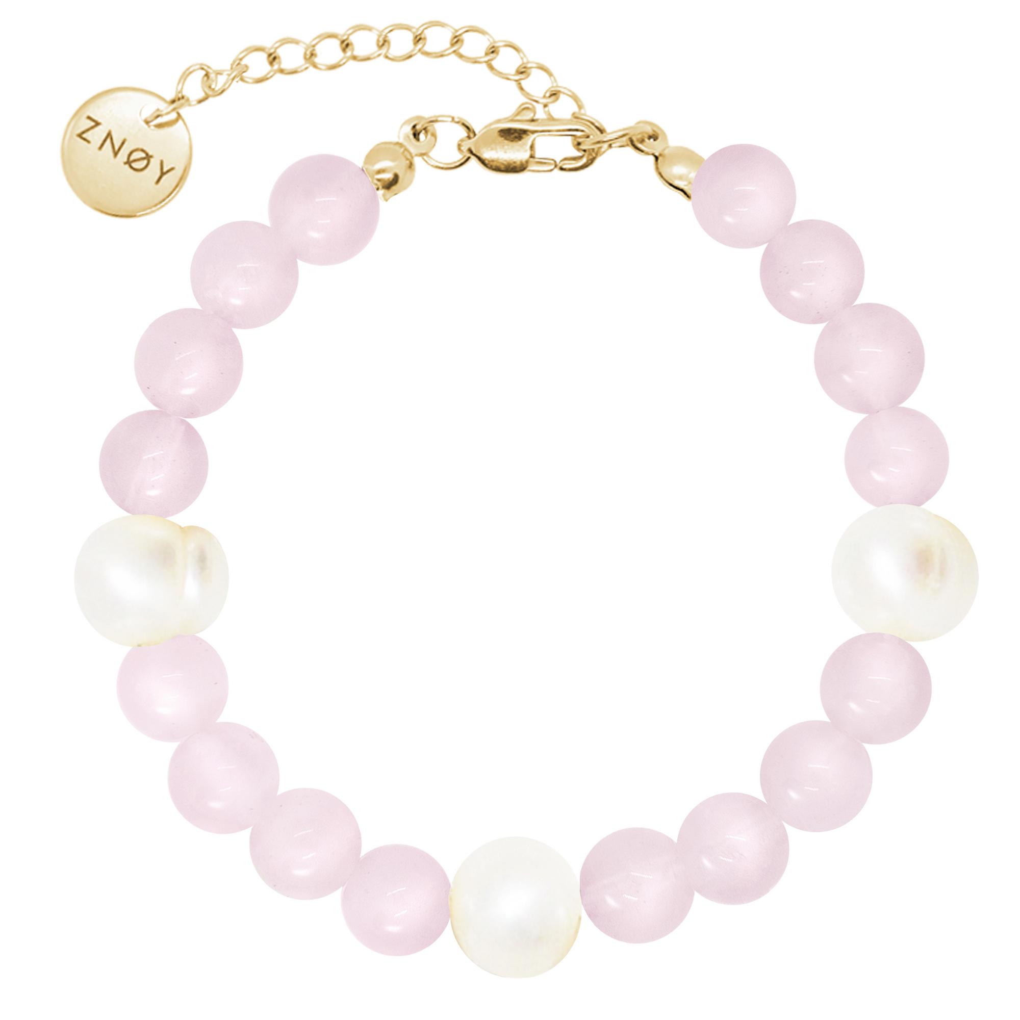 Браслет REBEL из розового кварца