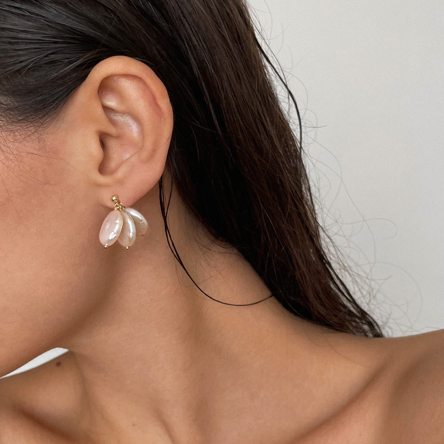 Серьги LAMARA с жемчужинами