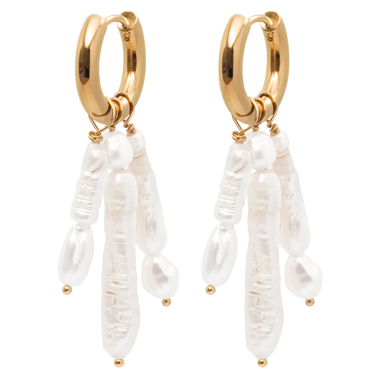 Серьги WHITE SHIVER из жемчуга