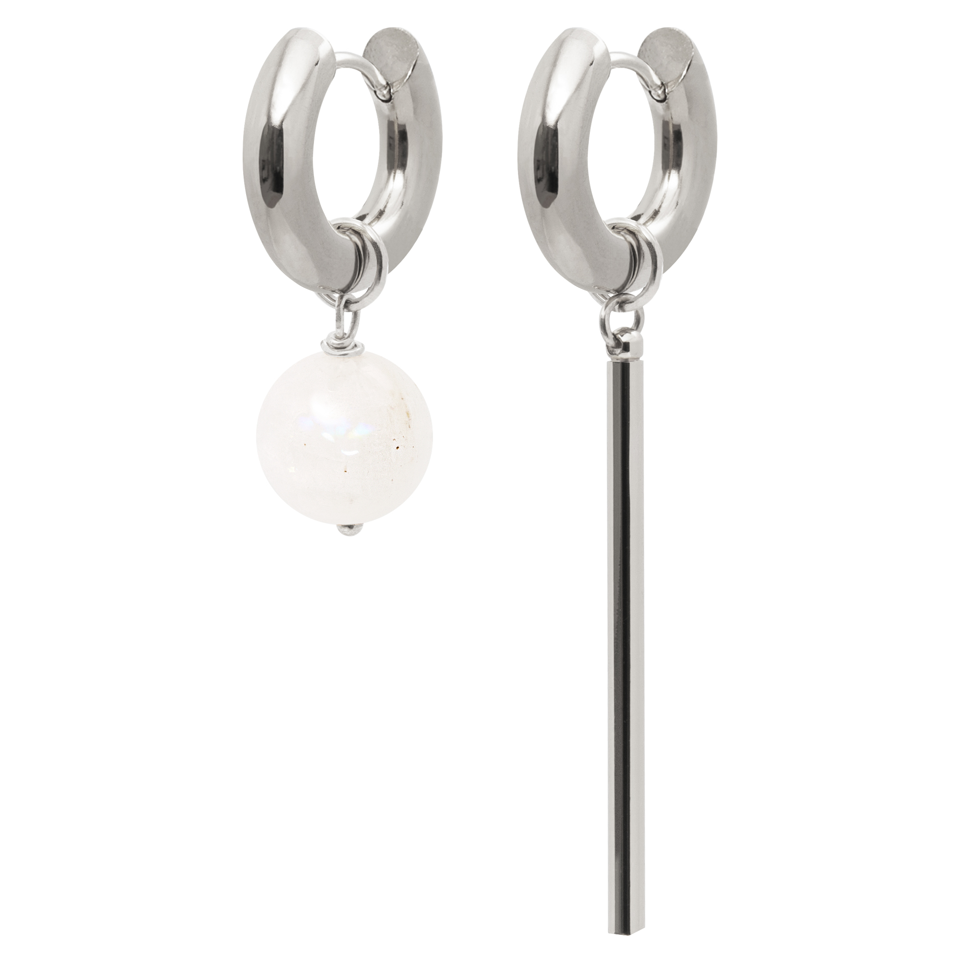 Серьги SILVER NIGHT с лунным камнем