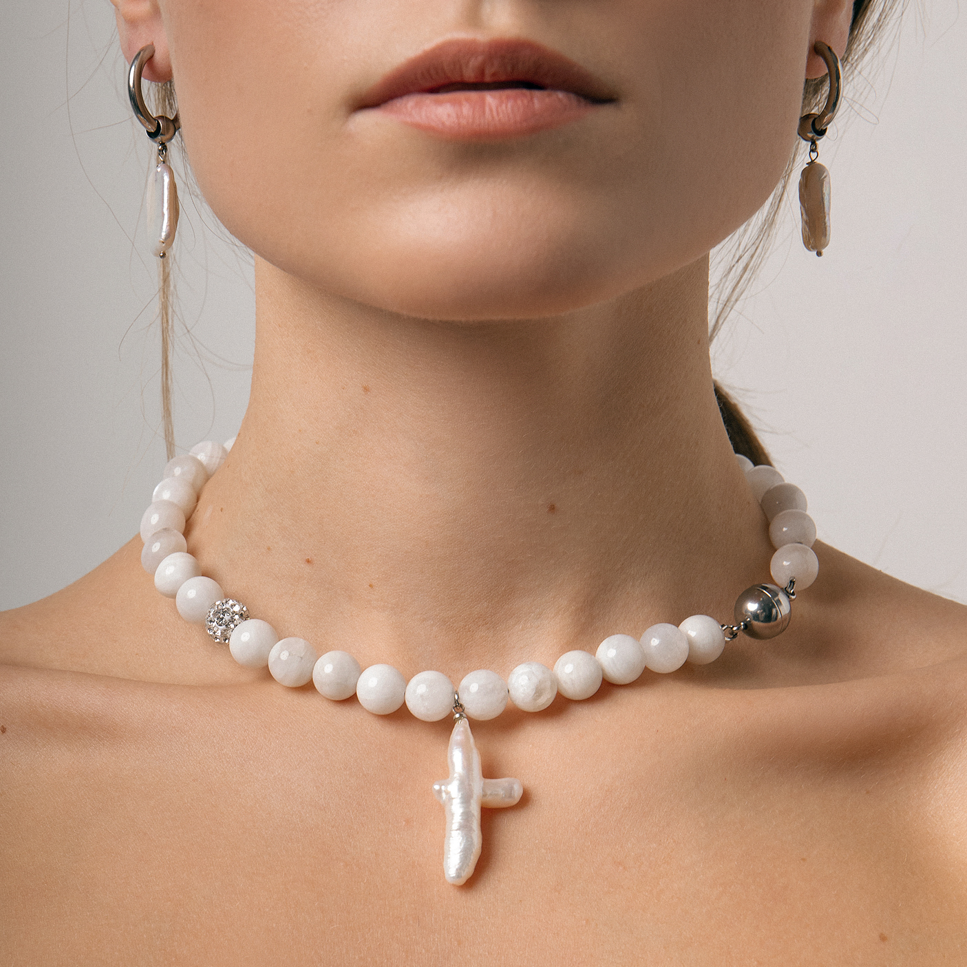 Чокер LA LUNE из лунного камня