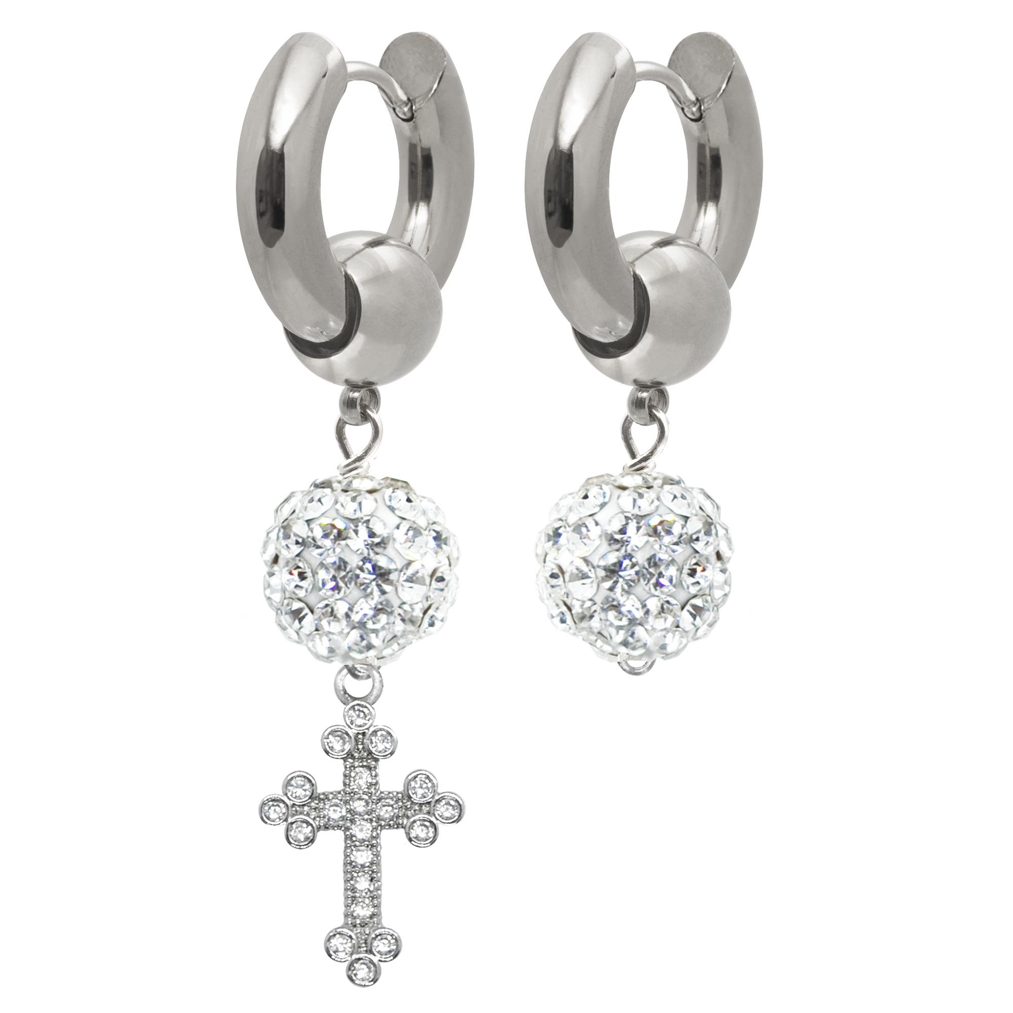 Серьги SPARKLE с кристаллами