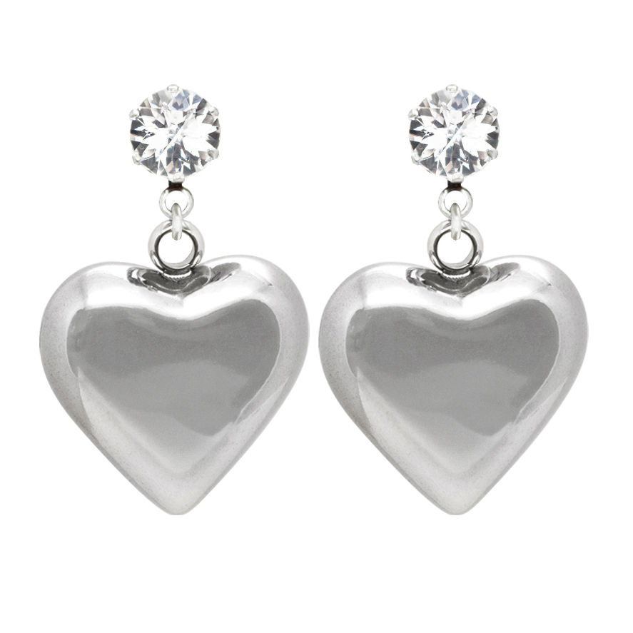 Серьги CRYSTAL HEART